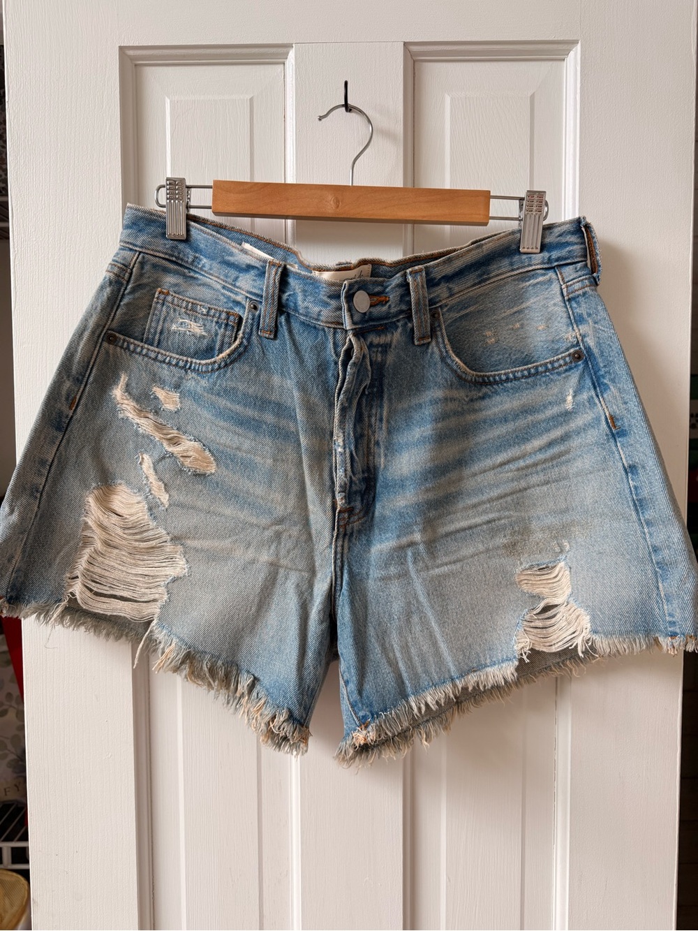 Universal Thread Light Blue Distressed Denim Cutoff Shorts